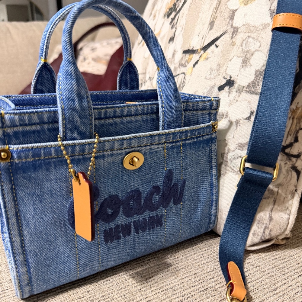 Coach Denim Mini Tote 20